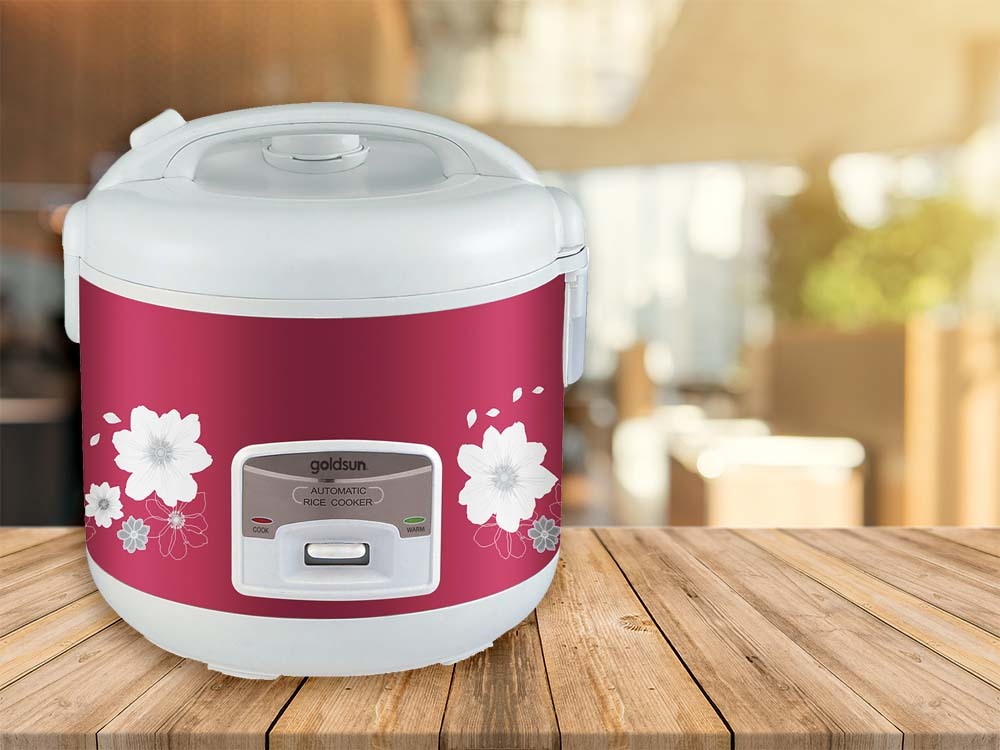 Nồi cơm điện Goldsun 1.8 lít CB3205 dung tích lớn, tiện dụng