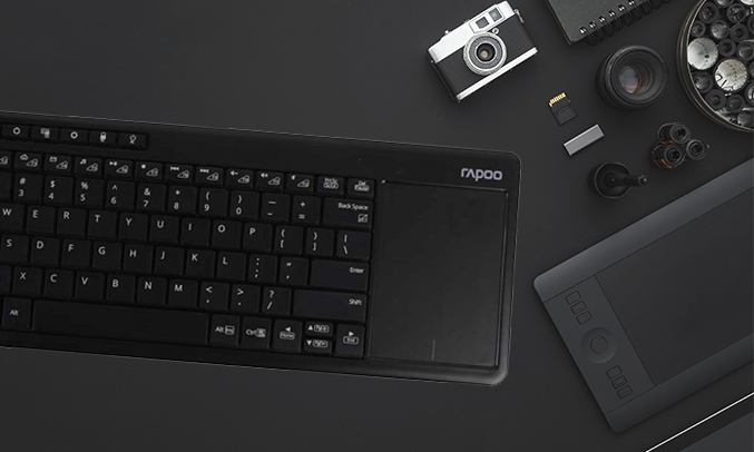 Bàn phím không dây Rapoo K2600 - Thiết kế