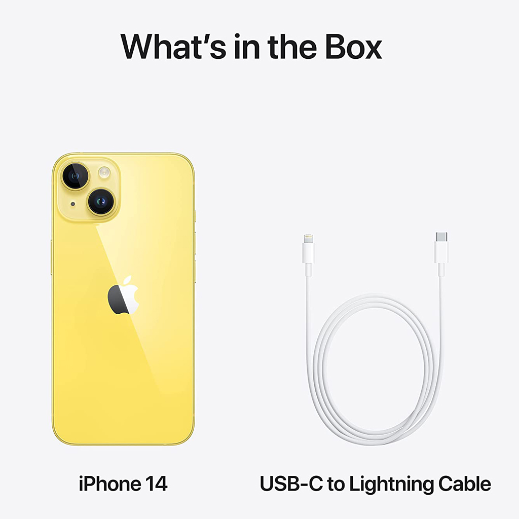 Điện thoại iPhone 14 Plus 256GB Vàng phụ kiện kèm