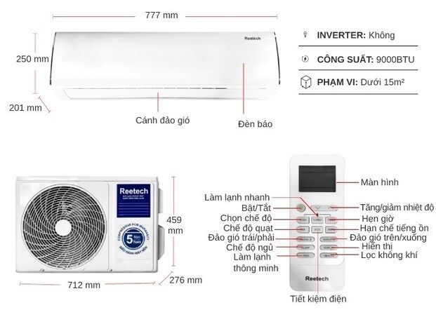 Khám phá máy lạnh Reetech giá cực tốt | Nguyễn Kim
