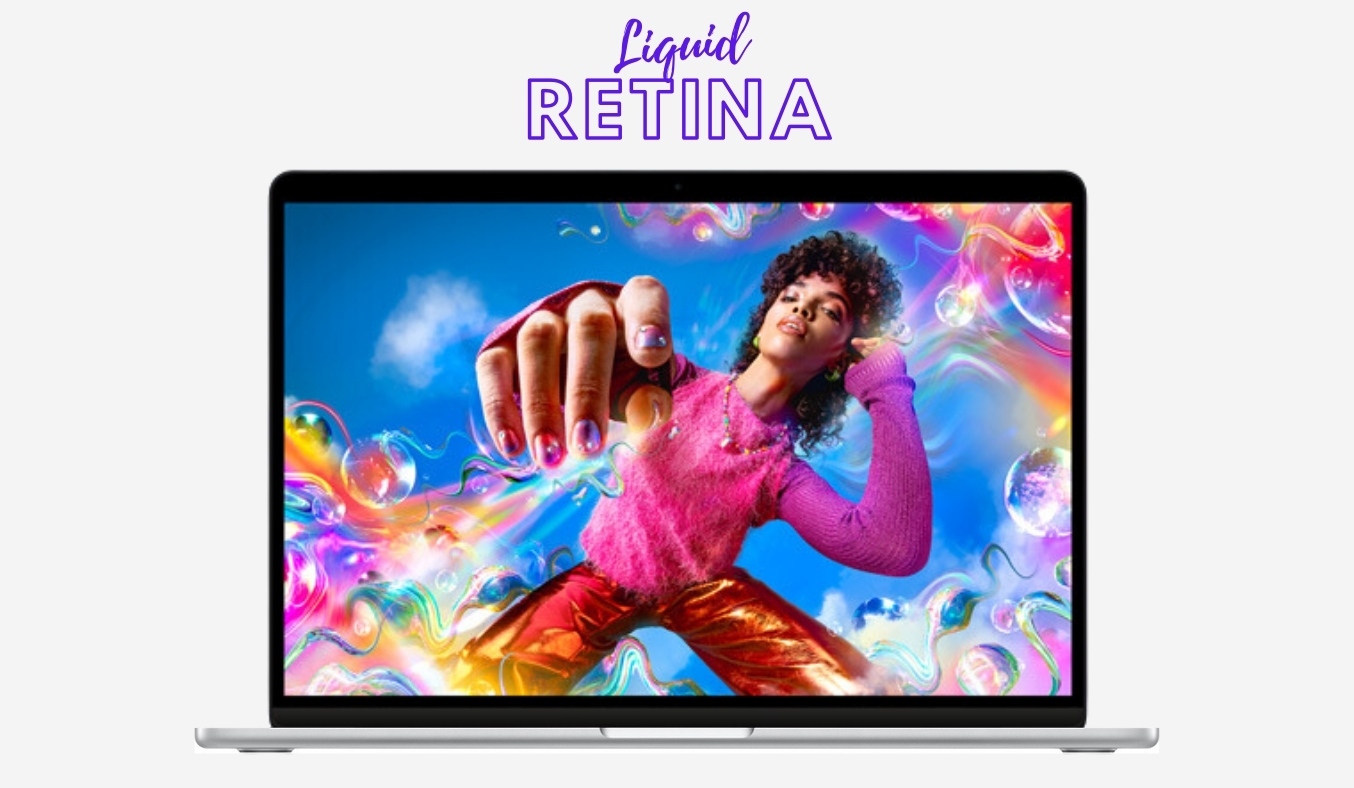 Laptop Macbook Air M2 2023 8GB/512GB/10 Core GPU MQKT3SA/A Bạc Màn hình Liquid Retina