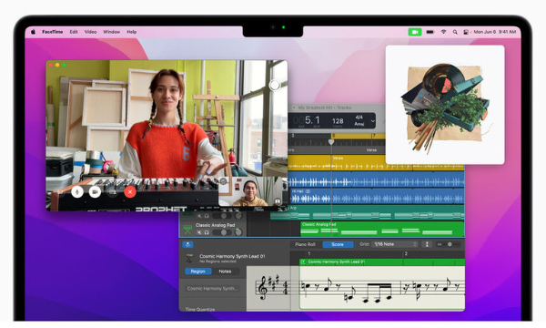 Laptop Macbook Air M2 2023 8GB/512GB/10 Core GPU MQKT3SA/A Bạc Camera HD 1080p