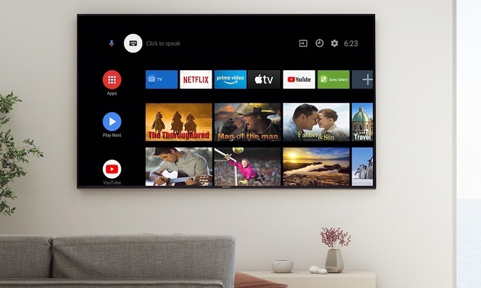 Smart Tivi Sony 4K 43 inch KD-43X7500H VN3 - Điều khiển bằng giọng nói