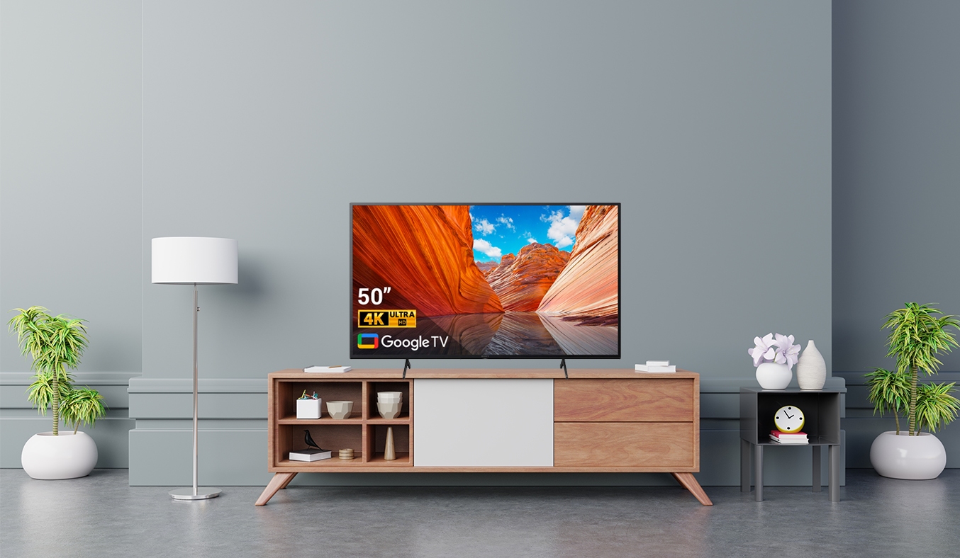 Google Tivi Sony 4K 50 inch KD-50X80J VN3 - Hình ảnh chuẩn 4k