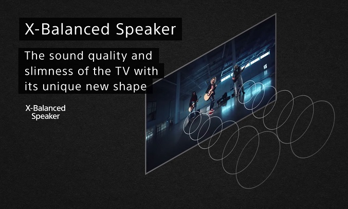 Tivi Sony 4K - X- Balanced Speaker