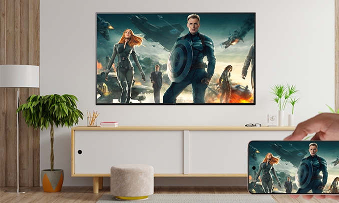 Android Tivi Sony 4K 50 inch KD-50X75 VN3 - Chiếu nội dung từ điện thoại lên tivi