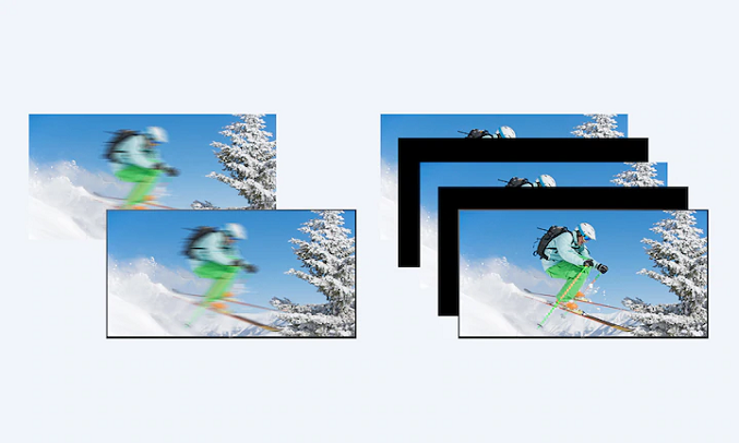 Android Tivi Sony 4K 43 inch KD43X8500H/S - Giảm mờ hiệu quả