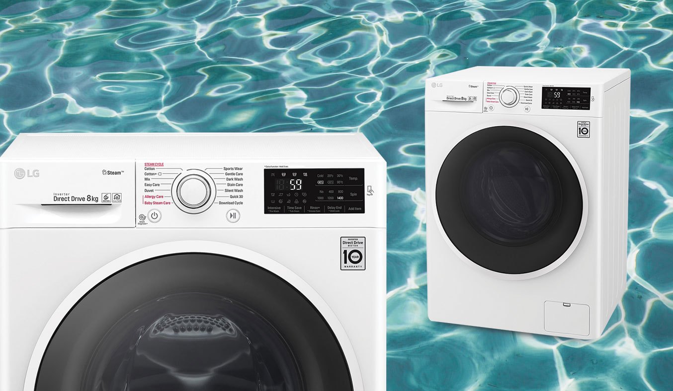 Máy giặt LG 8KG FC1408S4W2 có 14 chương trình giặt sạch phù hợp với từng loại áo quần