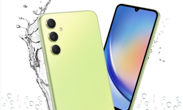 Điện thoại Samsung A34 5G kháng bụi, kháng nước
