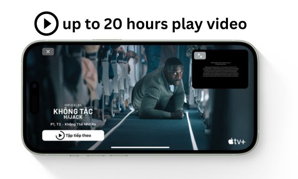 Điện thoại iPhone 15 Series - Pin dùng cả ngày