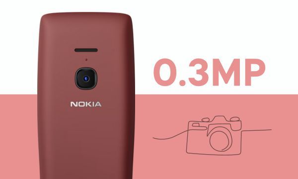 Điện thoại Nokia 8210 4G có camera