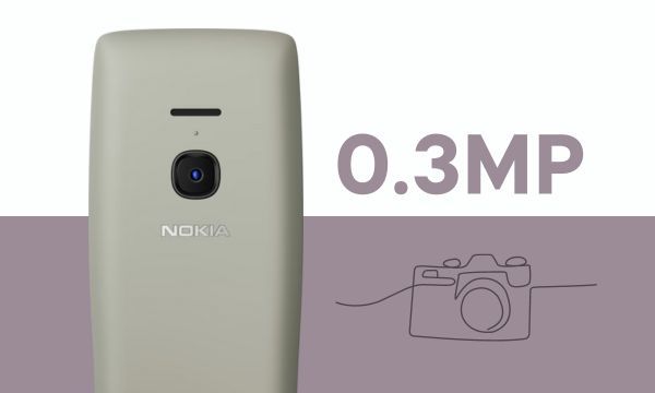 Điện thoại Nokia 8210 4G có camera