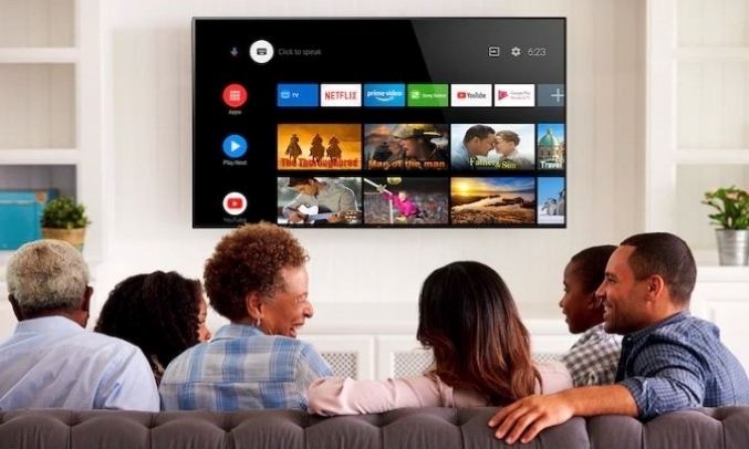 Android Tivi Sony 4K 65 inch KD-65X8050H VN3 - Điều khiển bằng giọng nói hiện đại
