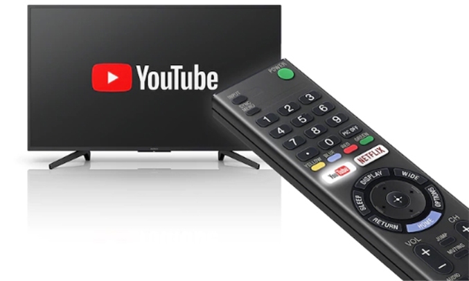 Smart tivi Sony 49 inch KD-49X7000F truy cập nhanh Youtube
