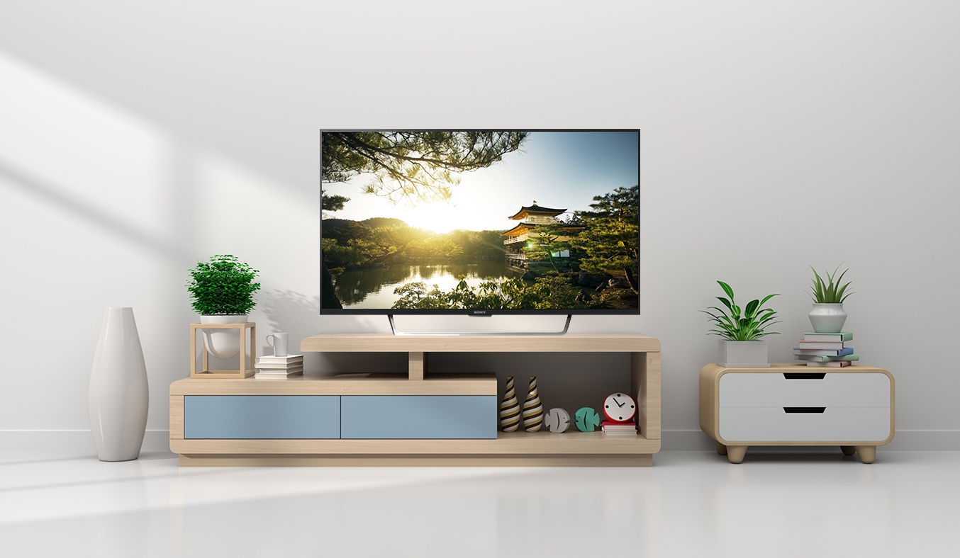 Tivi Sony 49 inches KDL-49W750E VN3 có thiết kế mỏng, sang trọng