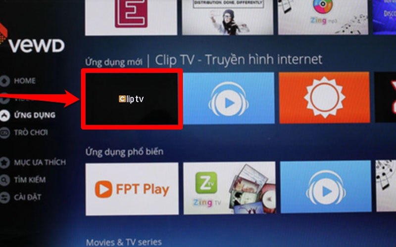 Ứng dụng Clip TV trên Smart tivi Samsung