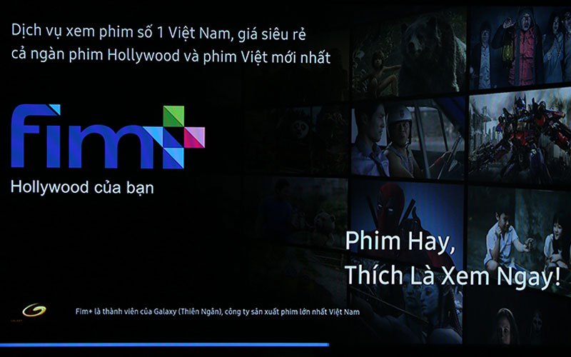 Ứng dụng Fim+ trên Smart tivi Samsung