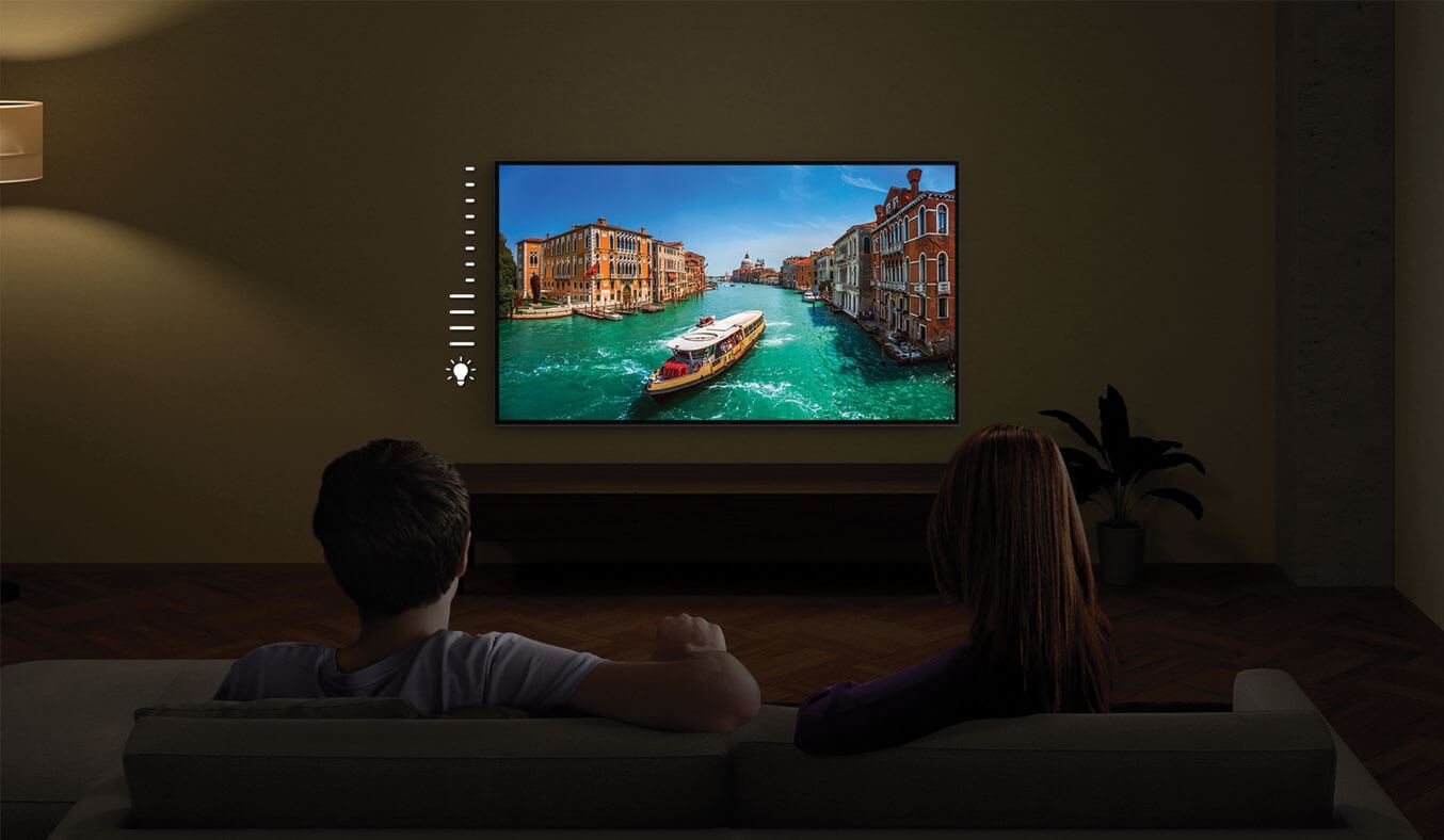 Android Tivi Sony 8K 85 inch KD-85Z8H tự động điều chỉnh theo môi trường