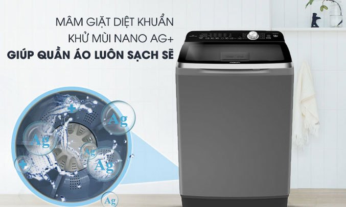 Tủ lạnh Aqua Inverter 10 kg AQW-DR100ET (S)