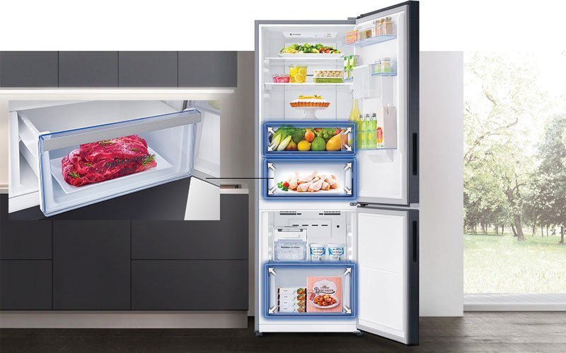 Tủ lạnh Samsung 307 lít RB30N4170S8 có công nghệ cấp đông mềm