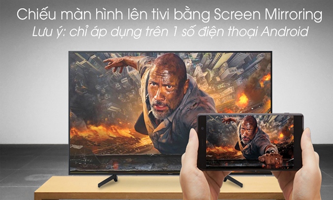 Tivi Sony 4K 43 INCH KD-43X8000G Tính năng Screen Mirroring