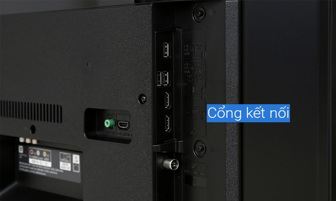 Tivi Sony 55 inch 55X7000G sở hữu các công kết nối đa dạng thể