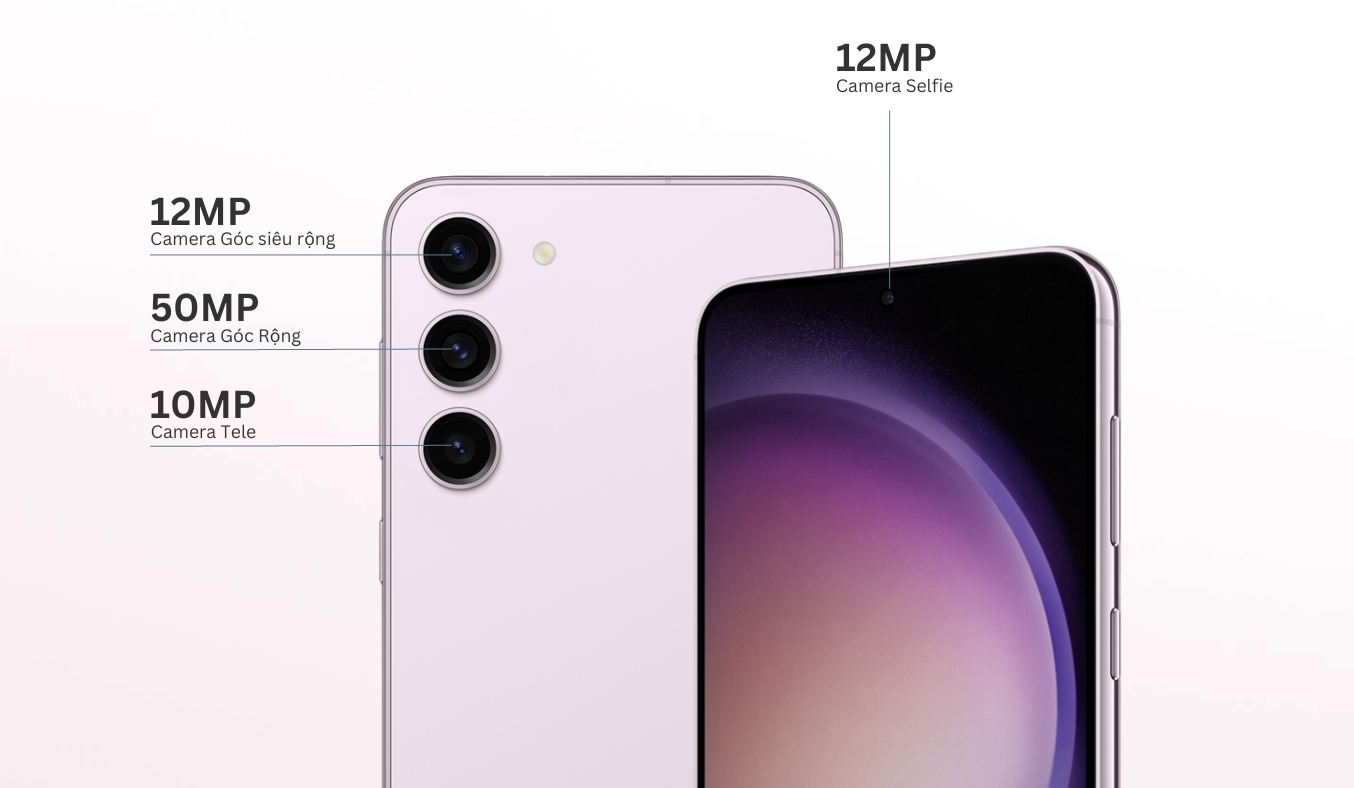 Điện thoại Samsung Galaxy S23 Plus camera phân giải cao
