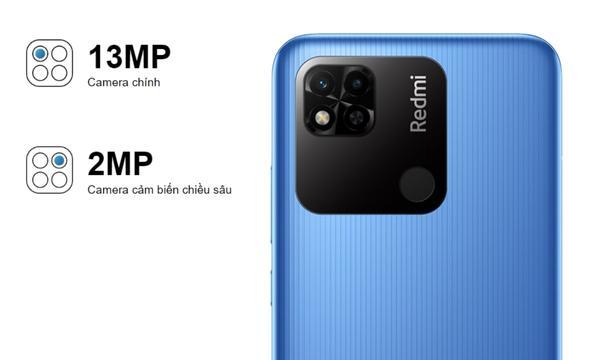 Điện thoại Xiaomi Redmi 10A 2GB/32GB Xanh cụm camera đẹp mắt