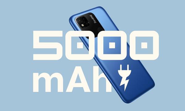 Điện thoại Xiaomi Redmi 10A 2GB/32GB Xanh dung lượng pin 5000mAh