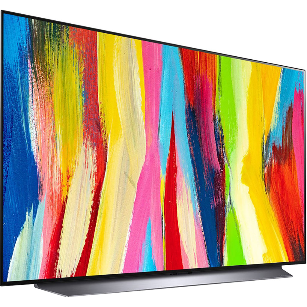 Smart Tivi OLED LG 4K 48 inch OLED48C2PSA mặt nghiêng trái