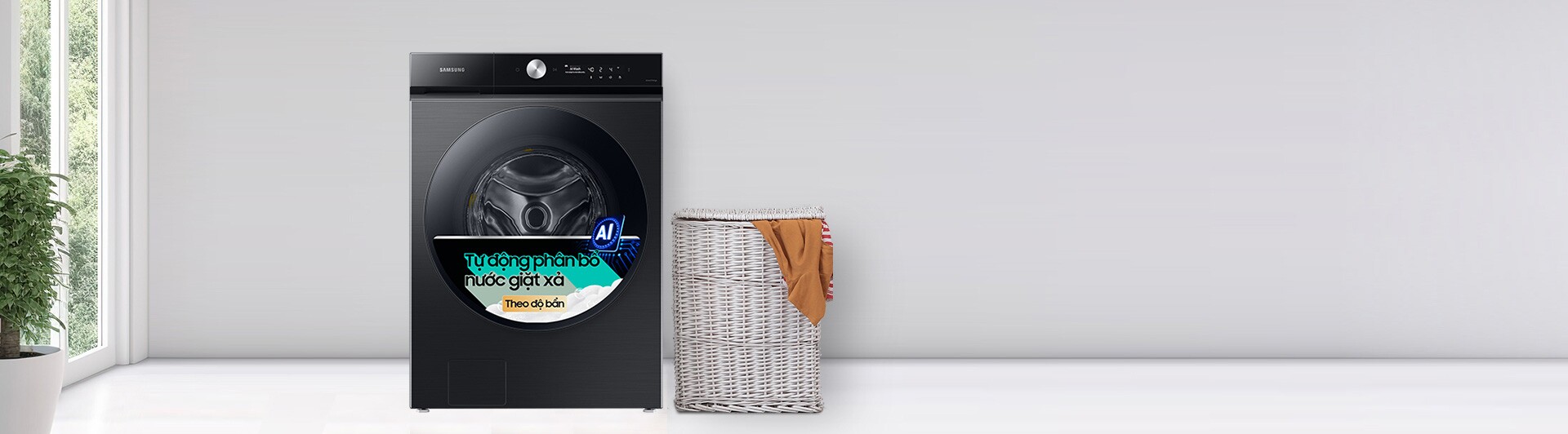 Máy giặt Samsung Inverter 24 kg WF24B9600KV/SV