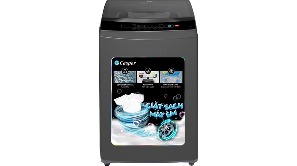 Máy giặt Casper 9.5 kg WT-95N68BGA mặt chính diện