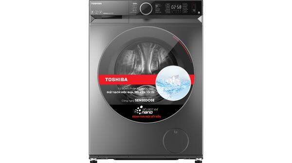 Máy giặt sấy Toshiba Inverter 10.5 kg TWD-BM115GF4V(SK) chính diện